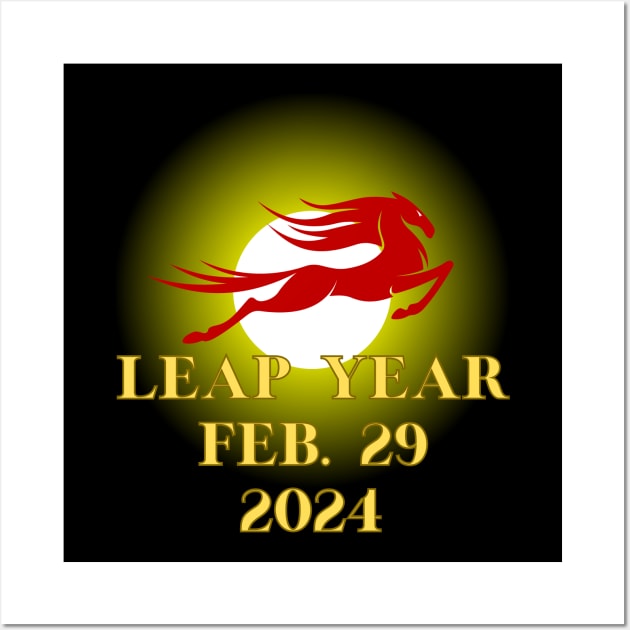 Leap Year 2024 Wall Art by Spacetrap